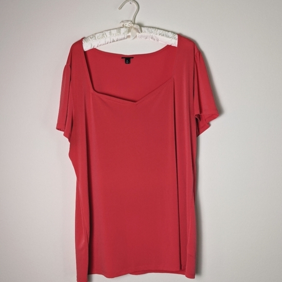 Torrid bright pink short sleeve blouse size 3 plus size - Picture 1 of 14